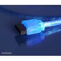 Akasa akasa - Kék-UV 6 Gb/s SATA3 kábel - AK-CBSA01-10BV