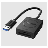 UGREEN - USB 3.0 USB-A SD Kártya kártyaolvasó,TF + SD, fekete - 20250