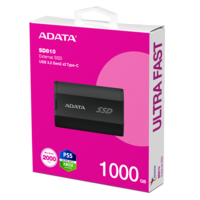 A-Data ADATA - SD810 hordozható SSD meghajtó 1TB - Fekete - SD810-1000G-CBK