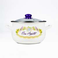 TOO TOO BELLY BON APPETIT 2,1 literes, 16cm átmérő, 11cm magasságú lábas (fazék) üveg fedővel