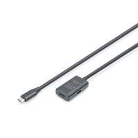 Assmann Assmann-DIGITUS Active USB 3.2 Gen1 5G hosszabbító kábel, USB-C - USB-C, 5m - DA-73108