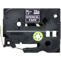 Brother Brother STe-161 P-touch stencil szalag (36mm) Black on White