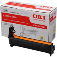 OKI Oki C5850/5950/MC560 Drum Yellow (Eredeti) 43870021