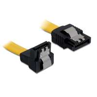 Delock DELOCK 82469 Cable SATA down/straight metal yellow 10cm
