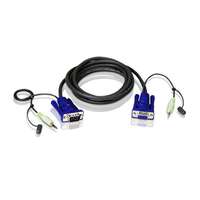 Aten ATEN KVM Kábel VGA Audio 1.8m