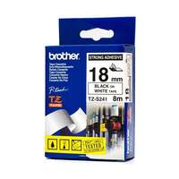 Brother Brother TZ-S241 Strong laminált P-touch szalag (18mm) Black on White - 8m