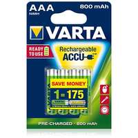 Varta Varta Ready To Use 1.2V AAA Ni-Mh 800mAh akku 4db (R2U)