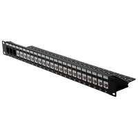 Roline ROLINE UTP CAT5e/CAT6 Keystone 19" patch keret , 24 Portos