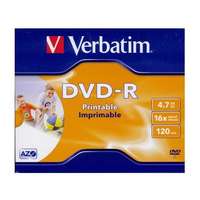 Verbatim Verbatim DVD-R 4,7GB Matt Nyomtatható Normal