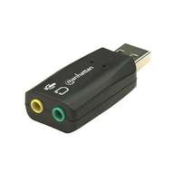 Manhattan Manhattan 150859 Hi-Speed USB 3-D Sound Adapter