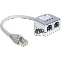 Delock DeLock 65441 RJ45 Port duplázó (1 RJ45 dugó > 2 RJ45 jack (1x Ethernet, 1x ISDN)