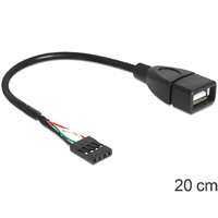 Delock Delock - USB 2.0 A anya -pin header kábel 0,2m - 83291