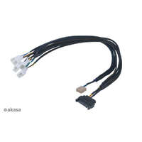 Akasa Akasa - Flexa FP5S - SATA - 5x 4pin PWM ventilátor kábel 45cm - AK-CBFA07-45