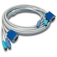 TRENDnet TRENDnet - TK-C10 PS/2 VGA M/M KVM switch adatkábel 3m szürke