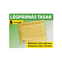  LÉGPÁRNÁS TASAK BARNA W8 BORÍTÉK H/18 1000 DARAB