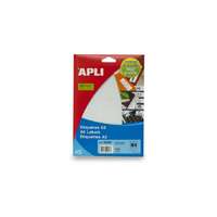 APLI Etikett, 45x8 mm, eltávolítható, ékszerekhez, A5 hordozón, APLI, 765 etikett/csomag