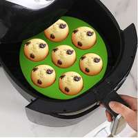 MK Home Air fryer szilikon muffin sütőbetét 7 darabos