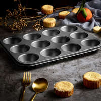 MK Home Bevonatos muffin sütőforma 12 részes