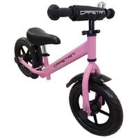  Capetan® Energy Plus Pink színű 12" kerekű futóbicikli sárhányóval és csengővel - pedál nélküli gyer