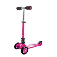 Nextreme Princess összecsukható 3 kerekű lányka fuchsia színű fékezhető alu roller ,120 mm pvc első