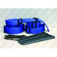 Strandröplabda pályajelölő csík készlet állítható 18x9m