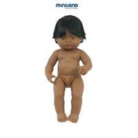  Latin amerikai karakterű fiú hajasbaba (38 cm), Miniland