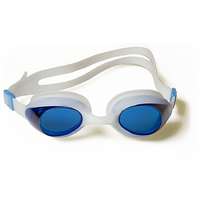  Malmsten Aqtiv felnőtt úszószemüveg kék lencsével fehér kerettel, zippes tokban