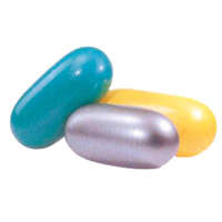 Tojás torna labda 100x50 ezüst szín max 100 kg terhelhetőség