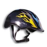 Fejvédő sisak gyermek 49-52cm, S méretben fekete