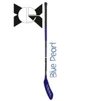 Floorball ütő Blue Pearl , IFF grippes kék verseny ütő 96/108 cm jobbra ívelő fejjel