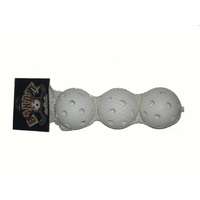 Acito Bandit floorball labda szett, 3 db fehér színben, szabvány verseny méret