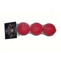 Floorball labda szett Bandit piros 3 db-os csomag