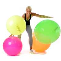  Fitball gimnasztika labda 65 cm NEON FUCHSIA szín, standard fényes anyagból