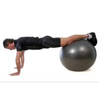 Fitball gimnasztika labda Pezzi maxafe, 65 cm - szürke, ABS biztonsági anyagból
