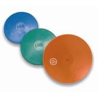 Tactic Sport gumi tréning diszkosz 1,5 kg színe sárga nem hagy sötét nyomot a padlón