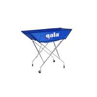 Labdatartó kocsi Gala összecsukható, gördíthető, a labdák egymás melletti tárolására megfelelő kivit