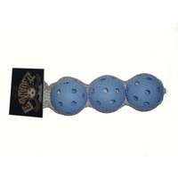  Floorball labda szett Bandit, 3 db-os szett kék szín, szabvány méret