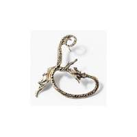 Fashion Fülcimpa fülbevaló sárkány antikolt arany bevonatos