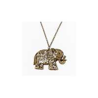 Fashion Antikolt elefánt medálos nyaklánc