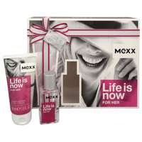 Mexx MEXX Life Is Now EDT 15ml + 50ml Testápoló Női Parfüm Ajándékcsomag