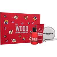 Dsquared2 DSquared2 Red Wood EDT 100ml + Tusfürdő 100ml + Neszeszer táska Női Parfüm Ajándékcsomag