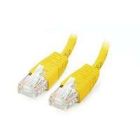 Equip Equip U/UTP Cat6 lapos patch kábel 1.0m sárga