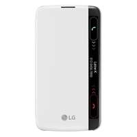 LG LG M2 (K10) gyári ablakos flip tok - Fehér