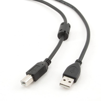 Gembird Gembird USB-A apa - USB-B apa 2.0 kábel - Fekete (4.5m)