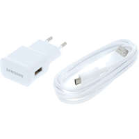 Samsung Samsung EP-TA12EWE hálózati töltő adapter + microUSB kábel, 5V/2A, fehér