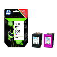 HP HP CN637EE (No 300) 2-pack fekete+színes