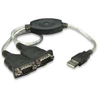 Manhattan Manhattan USB --> Serial konverter, 2 x RS232