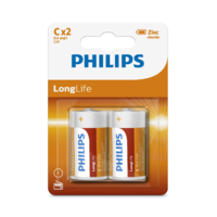 Philips Philips LongLife C (R14) 1.5V Cink-Klorid elem (2 db / blister)