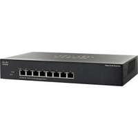 Cisco Cisco SF302-08 8 LAN 10/100Mbps, 1 miniGBIC menedzselhető rack switch
