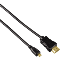Hama Hama 74239 TL High Speed HDMI - Micro HDMI Kábel Ethernettel 0.5M Fekete